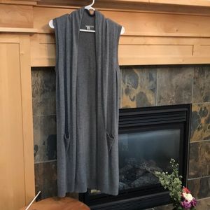 Gray Sweeper Cardigan Halogen Women’s Small